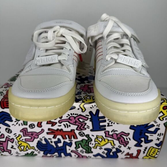 adidas Forum Low Chinese New Year‎ Men\'s White Strap Shoe Size 6.5 GZ9021